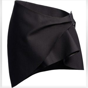 NWT Mugler x H&M Wool Mini Skirt